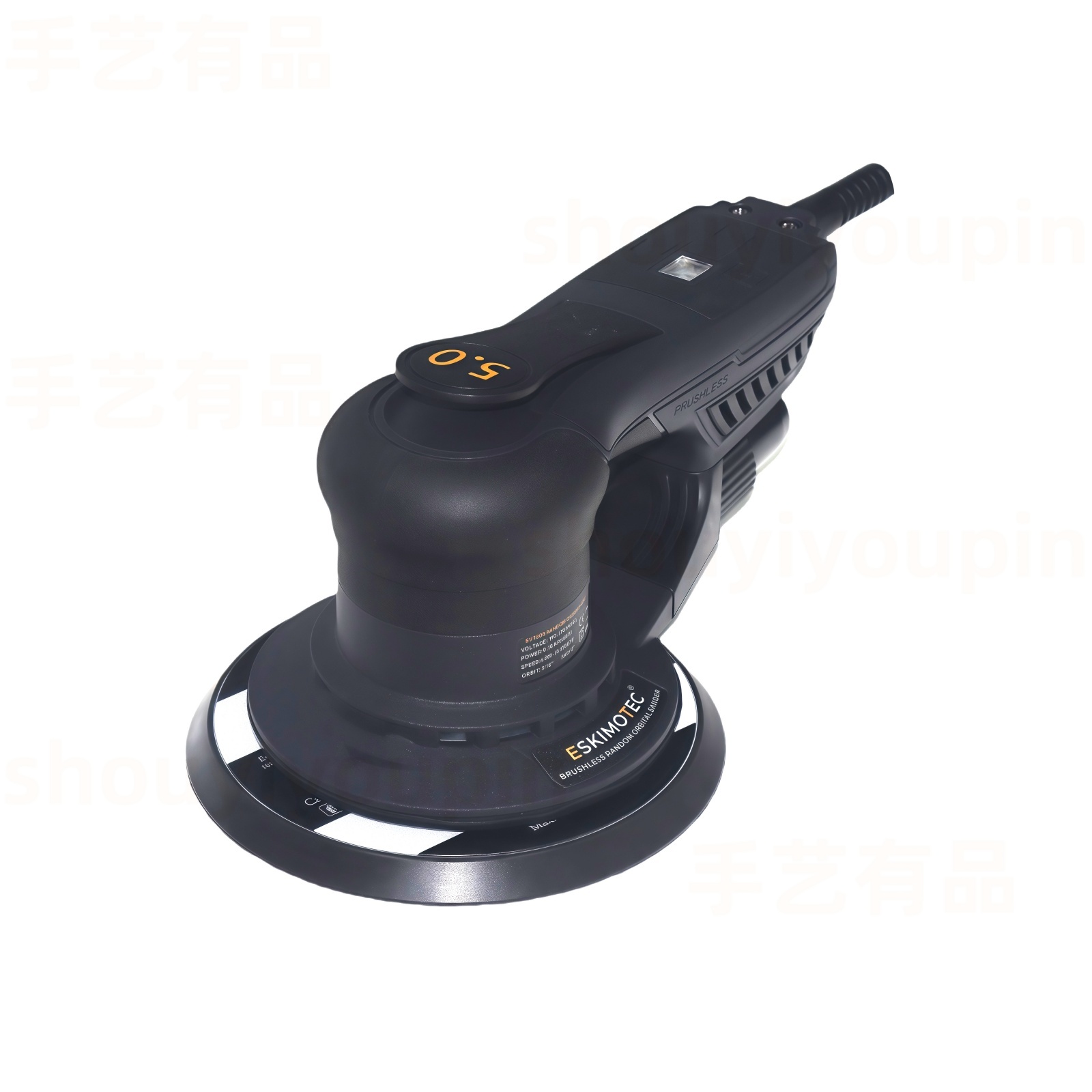 Orbital Polisher Da - Exzenterschleifer, 5 mm, Holzbürste, Boden-Trockenbauschleifer, bürstenlose
