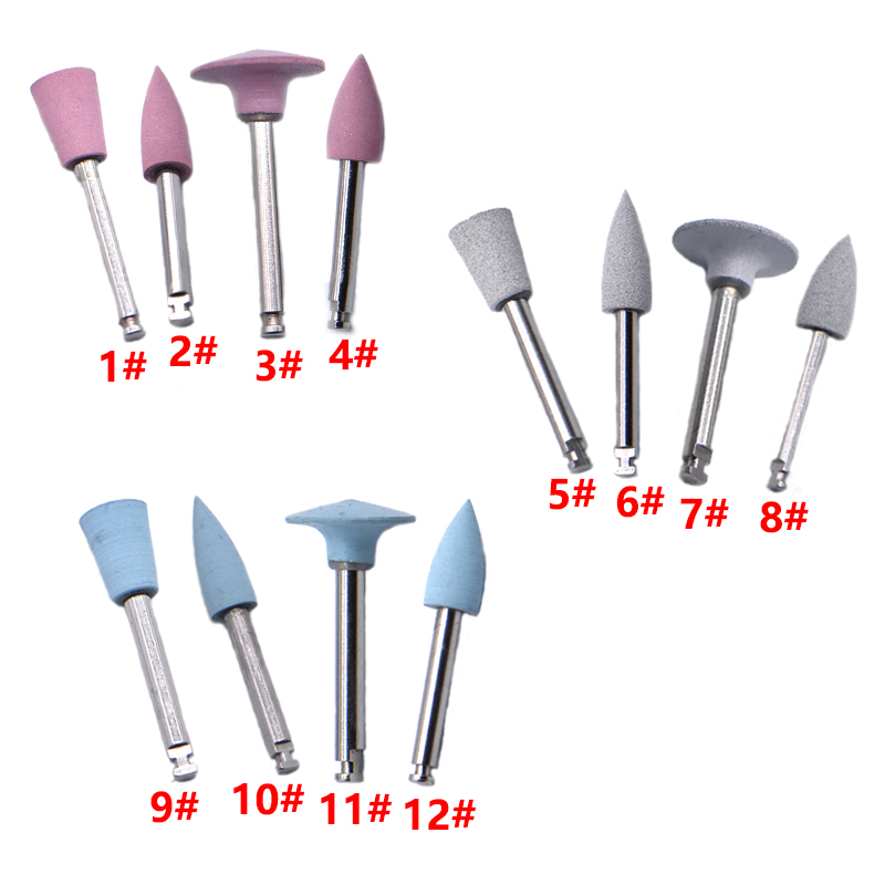 Orbital Polisher Da - 4PCS Zahnmedizin Gummi Schleifen Kopf Zähne