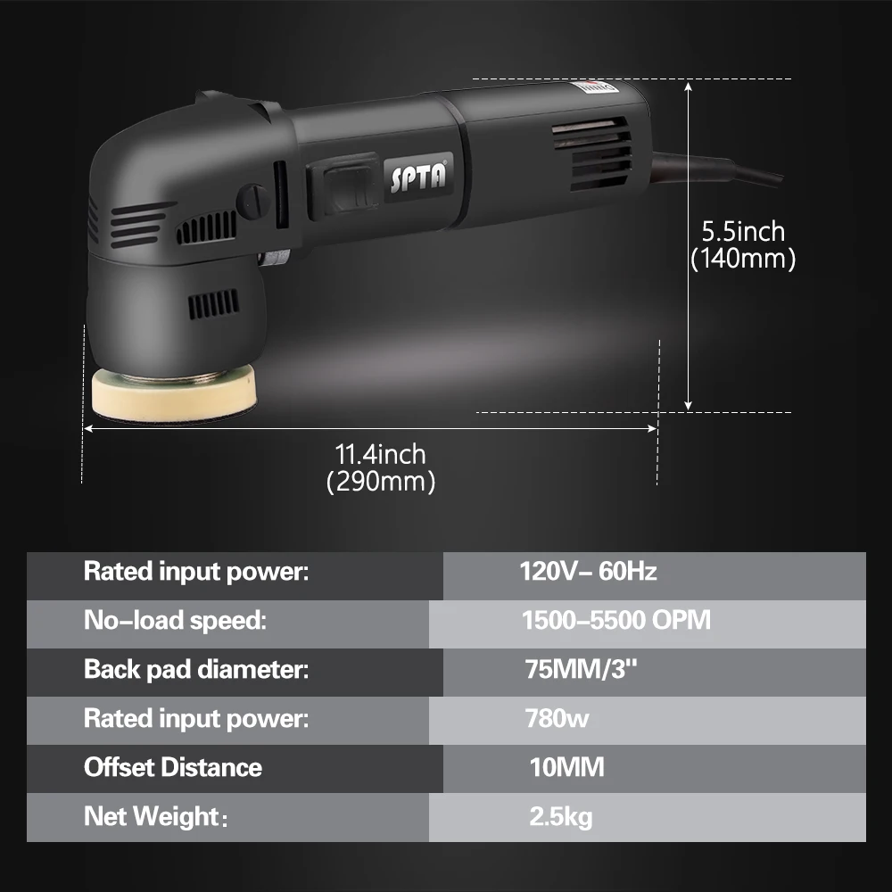 SPTA Orbital-Autopolierer 3 Zo – Orbital Polisher Da Bewertung und Preis