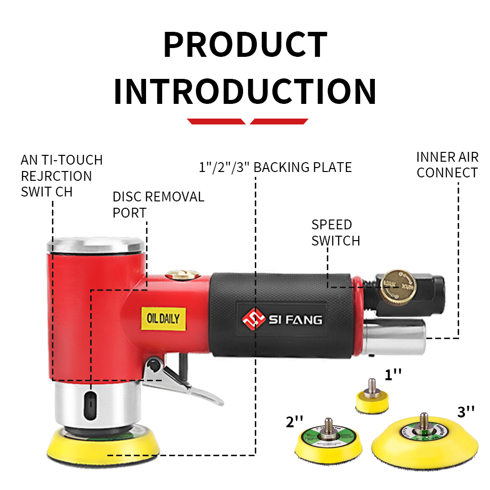 SIFANG Random Orbit Air Sander – Orbital Polisher Da Bewertung und Preis